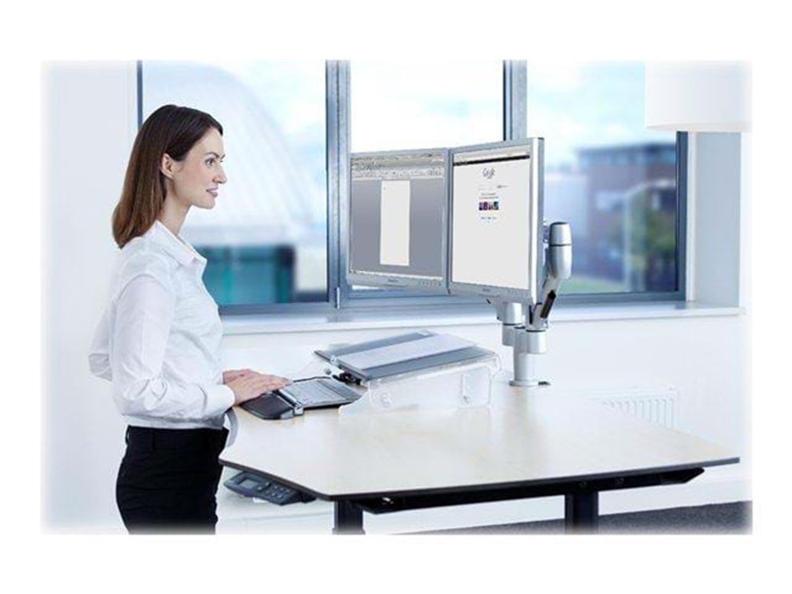 Bakker Elkhuizen FlexDesk 640 Document Halter Bakker Elkhuizen FlexDesk 640 Document Halter